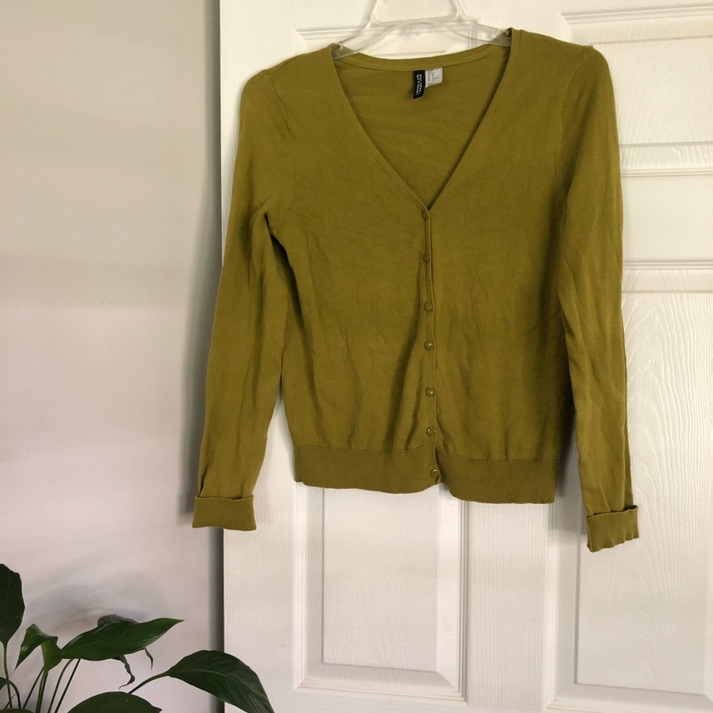 Green Cardigan
